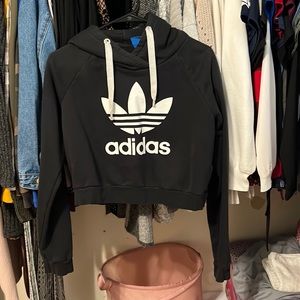 Adidas crop hoodie